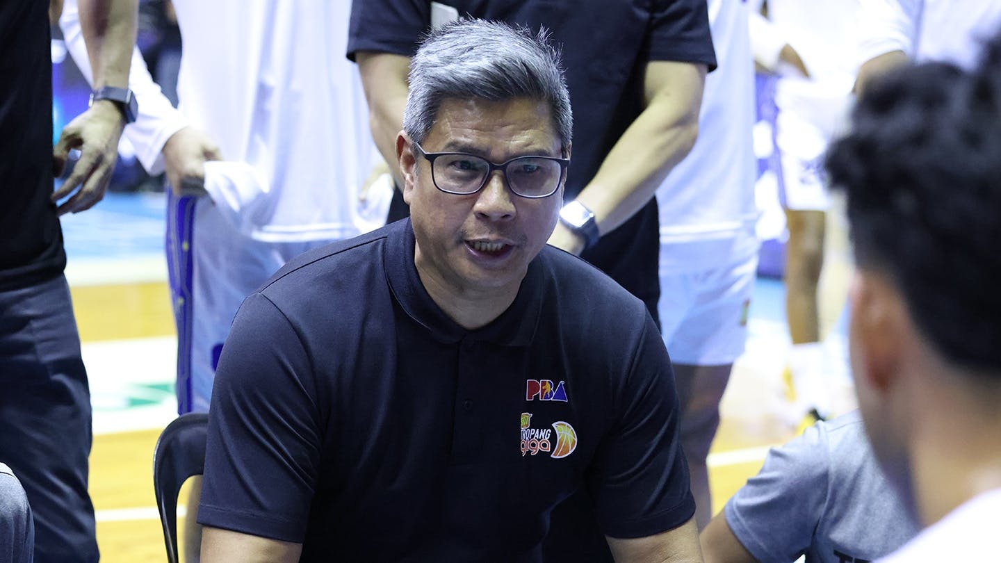 Coach Jojo Lastimosa gives TNT big men props for trying to slow down Christian Standhardinger